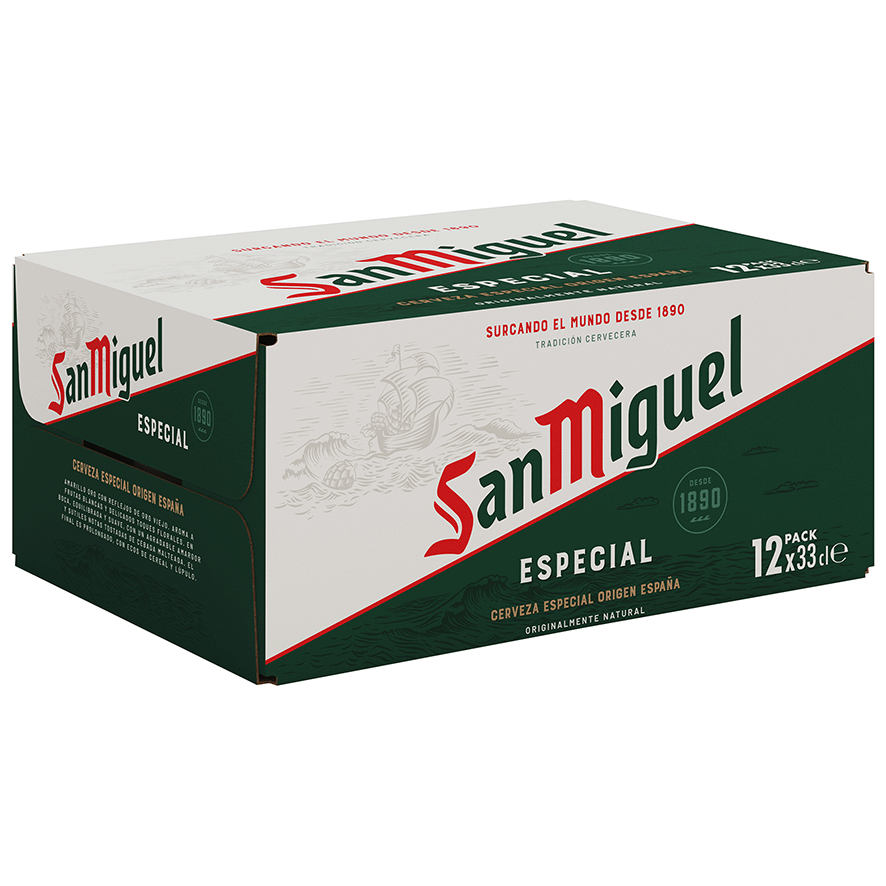 CERVEZA ESPECIAL 33 CL. PACK 12