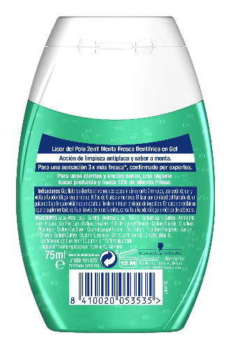 DENT&Iacute;FRICO + ELIXIR MENTA FRESCA 75 ML.