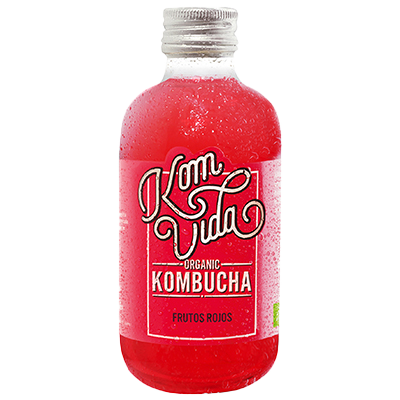 KOMBUCHA FRUTOS ROJOS 25 CL.