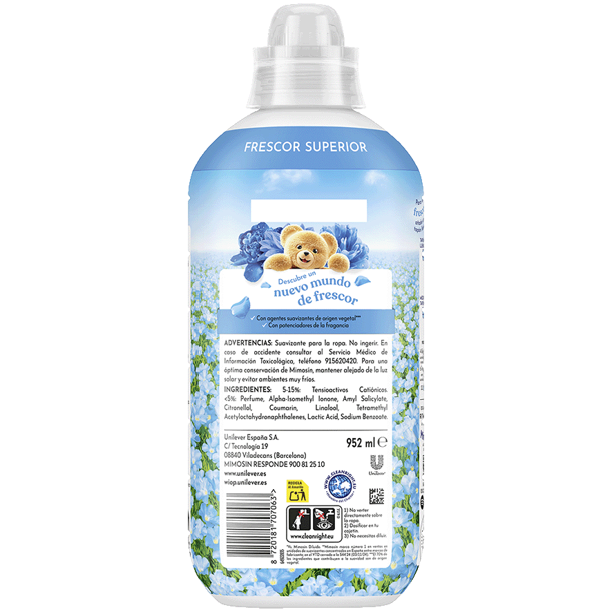 SUAVIZANTE AZUL VITAL 56 LAVADOS
