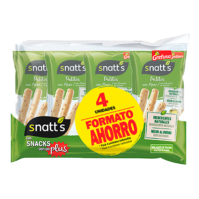 PALITOS DE CEREALES CON PIPAS 40 G. PACK 4