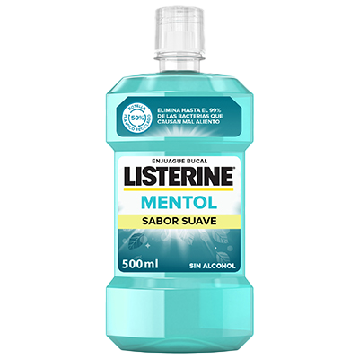 ENJUAGUE BUCAL MENTOL SUAVE 500 ML.