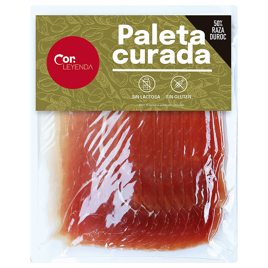 PALETA CURADA 50% RAZA DUROC 170 G.