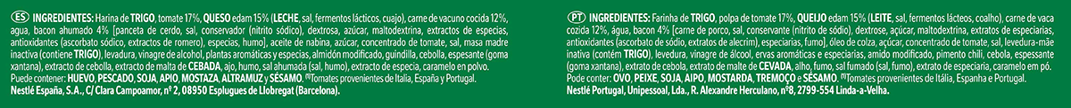 PIZZA FORNO DI PIETRA BARBACOA 330 G.