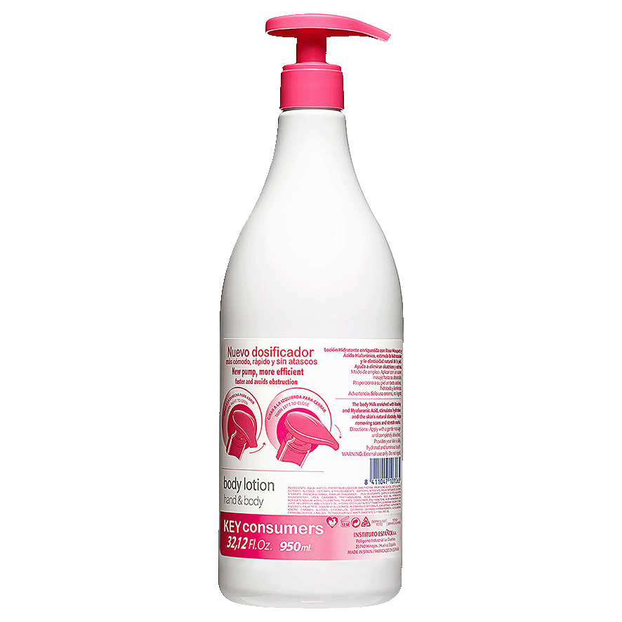 LOCI&Oacute;N HIDRATANTE ROSA MOSQUETA 950 ML.