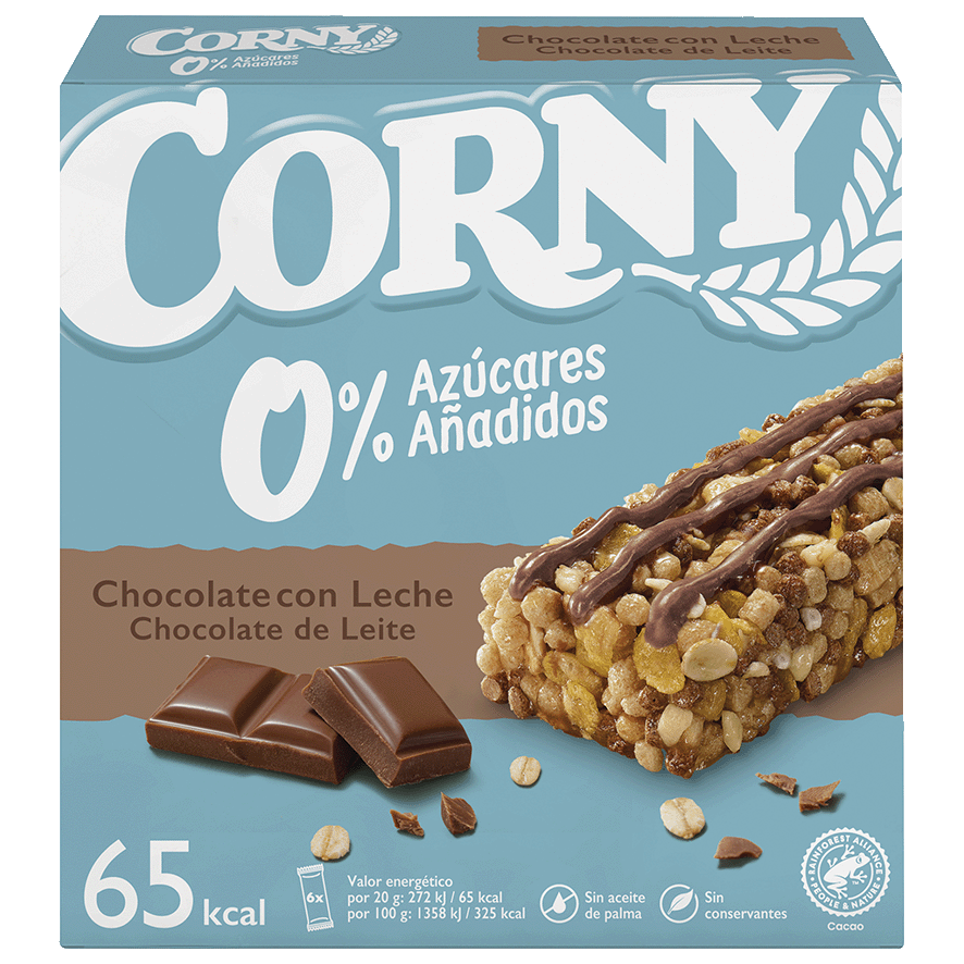 BARRITA DE CHOCOLATE CON LECHE 0% AZ&Uacute;CAR 20 G. PACK 6