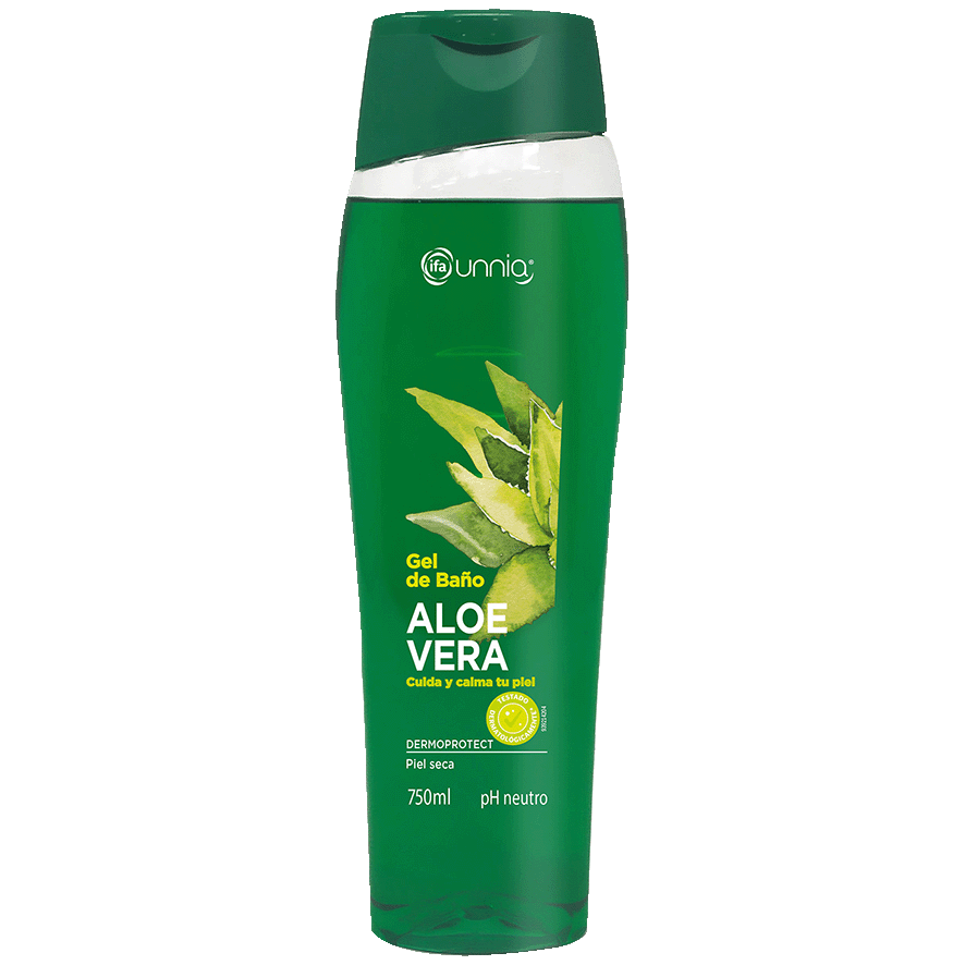 GEL BA&Ntilde;O ALOE VERA 750 ML.