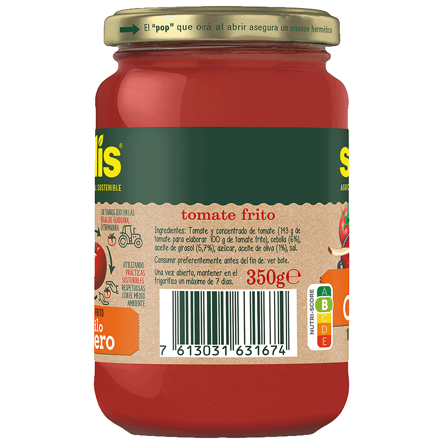TOMATE FRITO ESTILO CASERO 350 G.