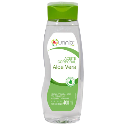 ACEITE CORPORAL CON ALOE VERA 400 ML.