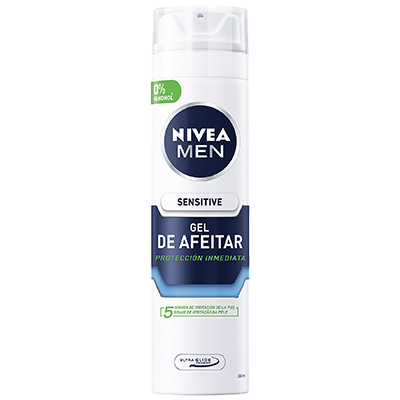 GEL DE AFEITAR SENSITIVE 200 ML.