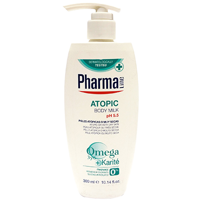 BODY MILK PIELES AT&Oacute;PICAS 300 ML.