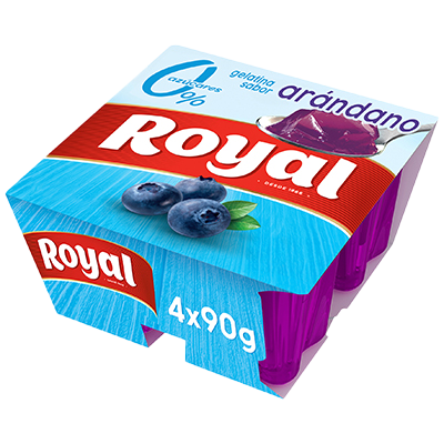 GELATINA AR&Aacute;NDANOS 0% AZ&Uacute;CAR A&Ntilde;ADIDO 90 G. PACK 4