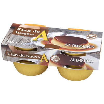 FLAN DE HUEVO 100 G. PACK 4