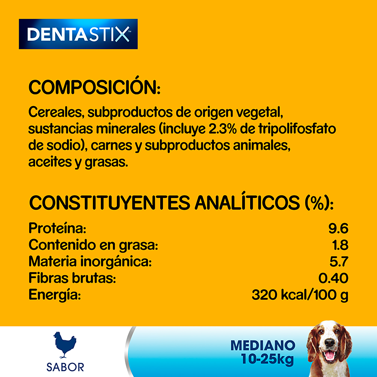 DENTASTIX PERRO MEDIUM 180 G.
