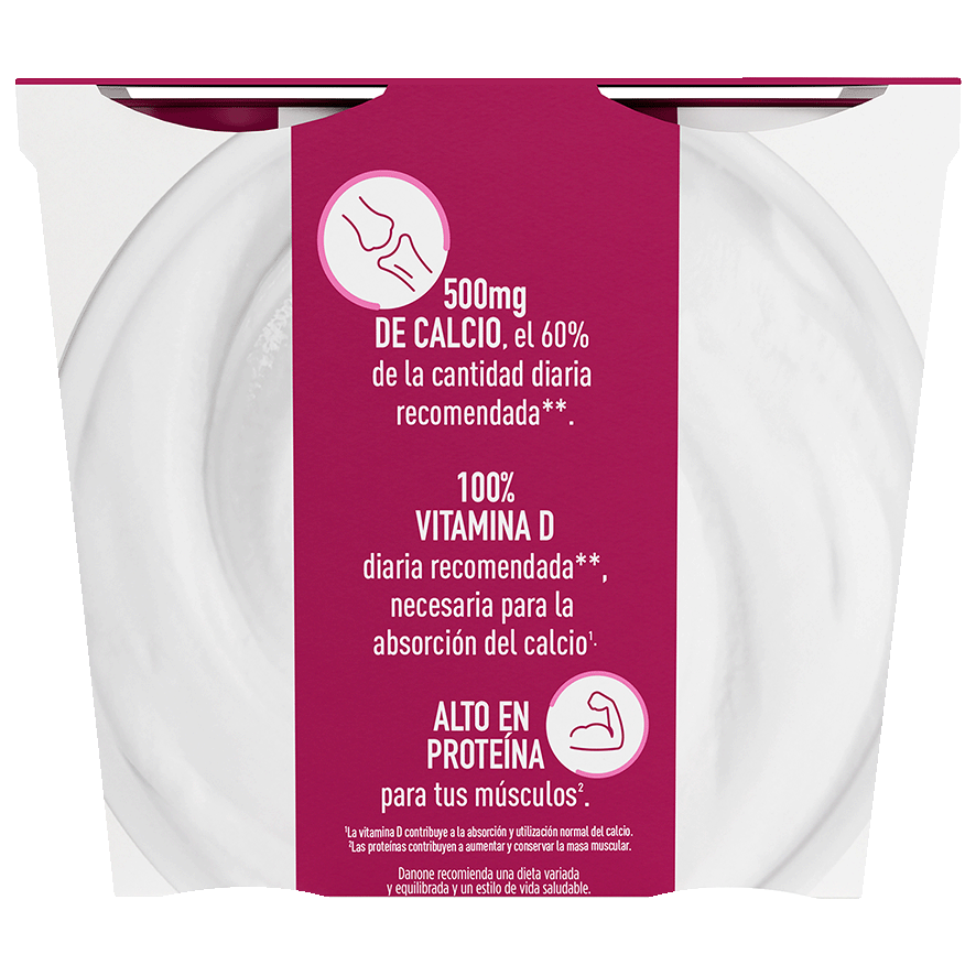YOGUR NATURAL EDULCORADO 0% 120 G. PACK 4