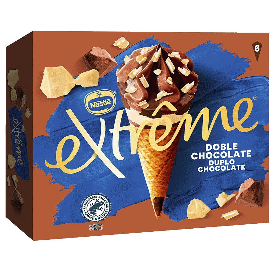 HELADO 3 CHOCOLATES EXTREME 6 UDS.