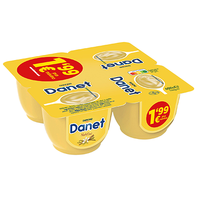 NATILLAS DE VAINILLA 120 G. PACK 4