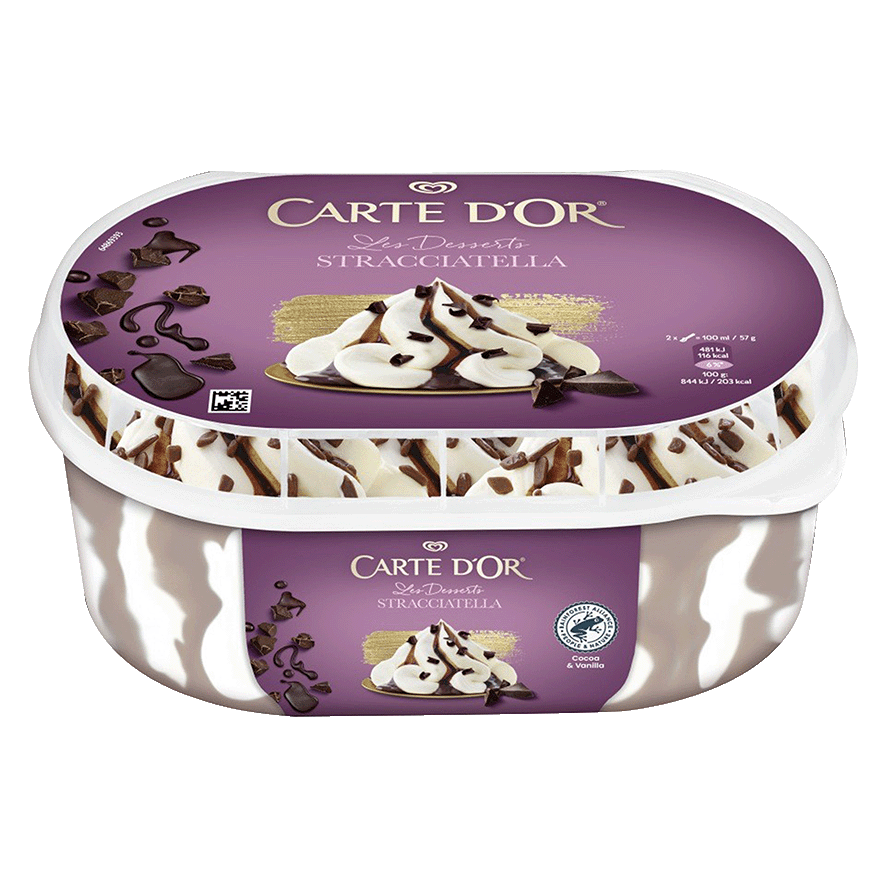 HELADO DE STRACIATELLA 825 ML.