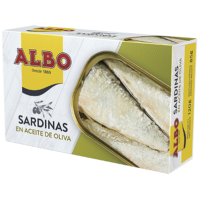 SARDINAS EN ACEITE DE OLIVA 87 G.