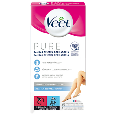 BANDAS PIERNA Y CUERPO PIEL SENSIBLE 16 UDS.