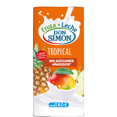 FRUTA + LECHE TROPICAL 1 LITRO