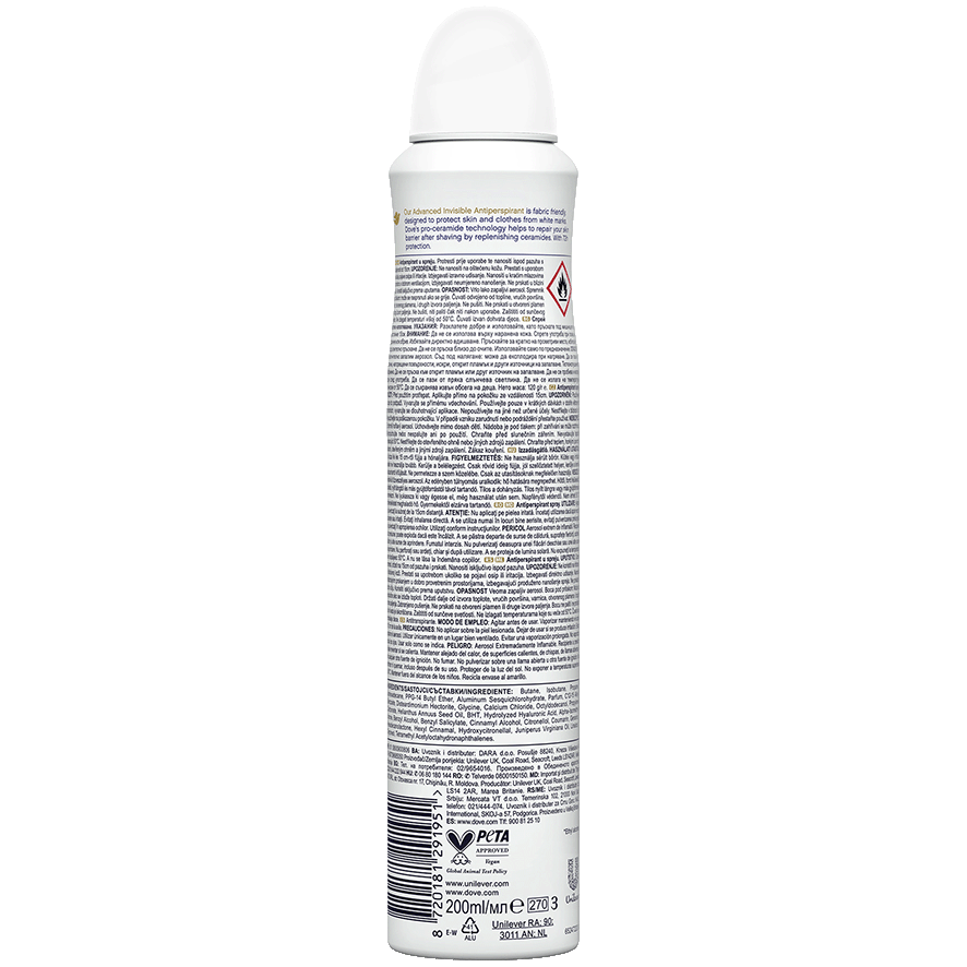 DESODORANTE ADVANCE CARE INVISIBLE DRY 200 ML.
