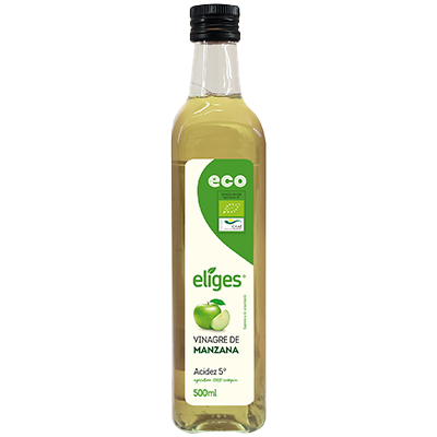 VINAGRE DE MANZANA ECO 500 ML.