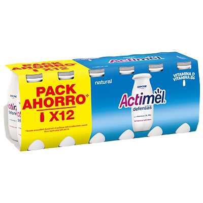 YOGUR L&Iacute;QUIDO NATURAL 100 G. PACK 12