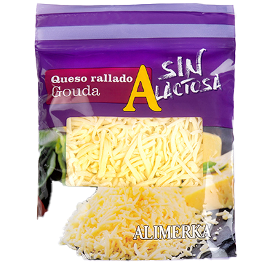 QUESO GOUDA RALLADO SIN LACTOSA 150 G.