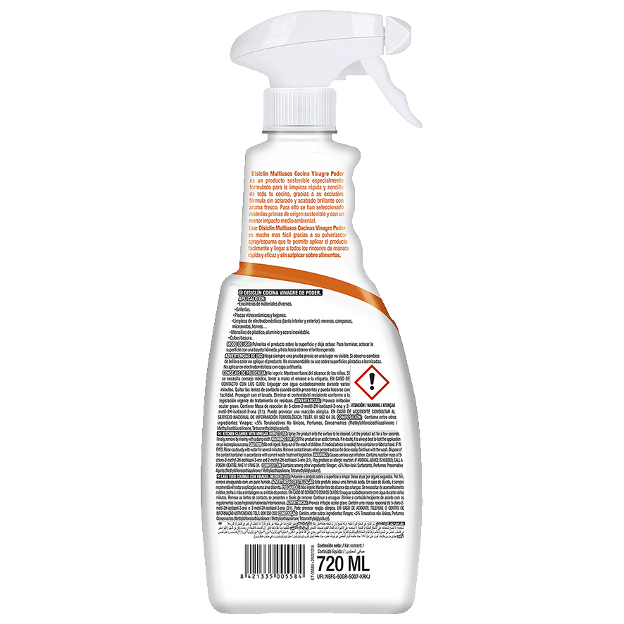 MULTIUSOS VINAGRE Y BICARBONATO 720 ML