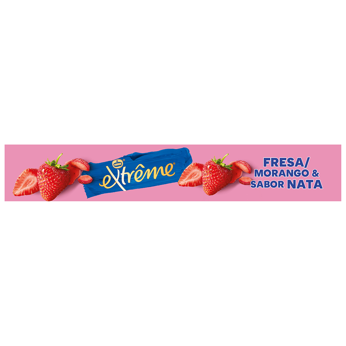 HELADO DE FRESA Y NATA EXTREME 6 UDS.