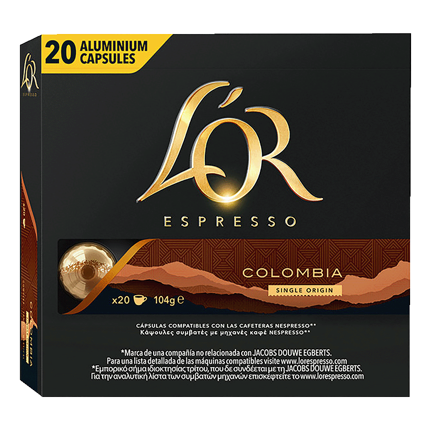 CAF&Eacute; COLOMBIA 20 CAPSULAS