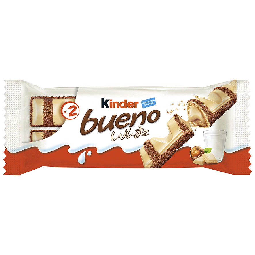 CHOCOLATINA WHITE, 2 BARRITAS