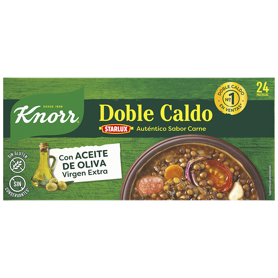 CALDO DOBLE DE CARNE 24 PASTILLAS