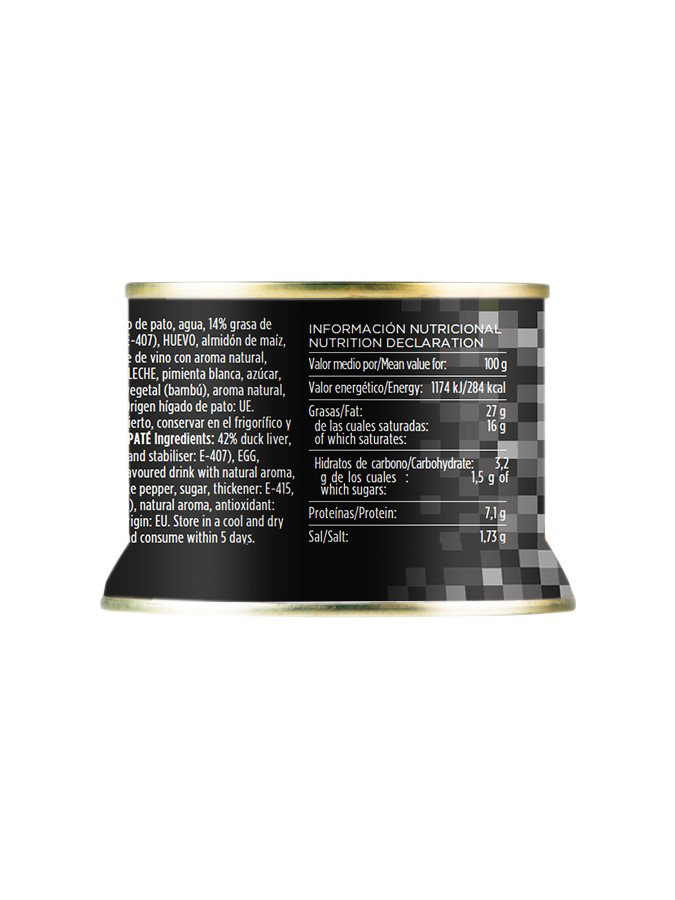 PAT&Eacute; SUPERIOR DE HIGADO DE PATO 130 G.