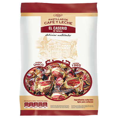 CARAMELOS DE CAF&Eacute; CON LECHE 145 G.