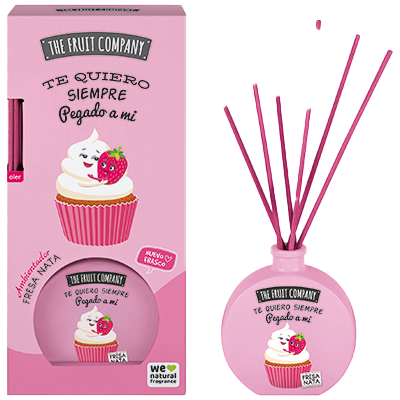 AMBIENTADOR MIKADO FRESA Y NATA 40 ML.
