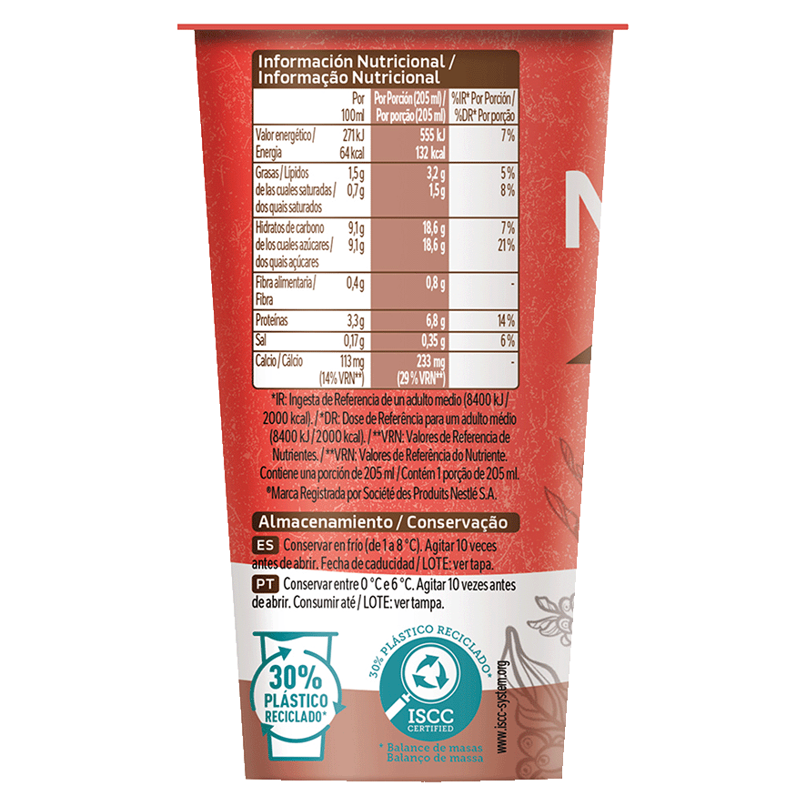 CAFE CAPPUCCINO DESCAFEINADO 205 ML.