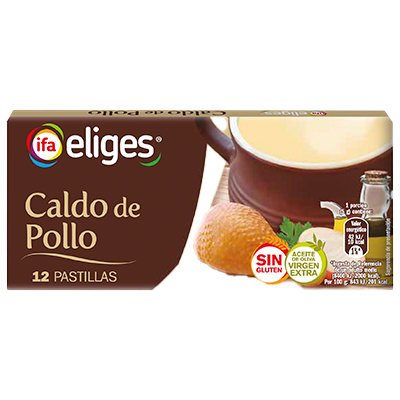 CALDO DE POLLO 12 PASTILLAS