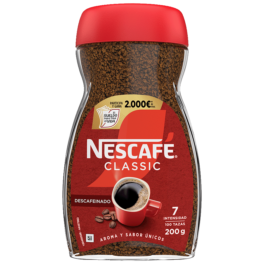 CAF&Eacute; SOLUBLE DESCAFEINADO 200 G.