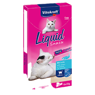LIQUID SNACK DE SALM&Oacute;N PARA GATOS 90 G.