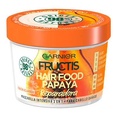 MASCARILLA HAIR FOOD PAPAYA 390 ML.