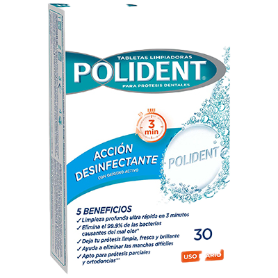 TABLETAS LIMPIADORAS OX&Iacute;GENO ACTIVO 30 UDS.