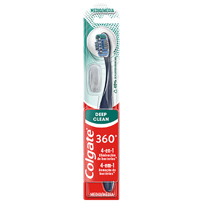 CEPILLO DENTAL 360&ordm; DUREZA MED&Iacute;A 1 UNIDAD