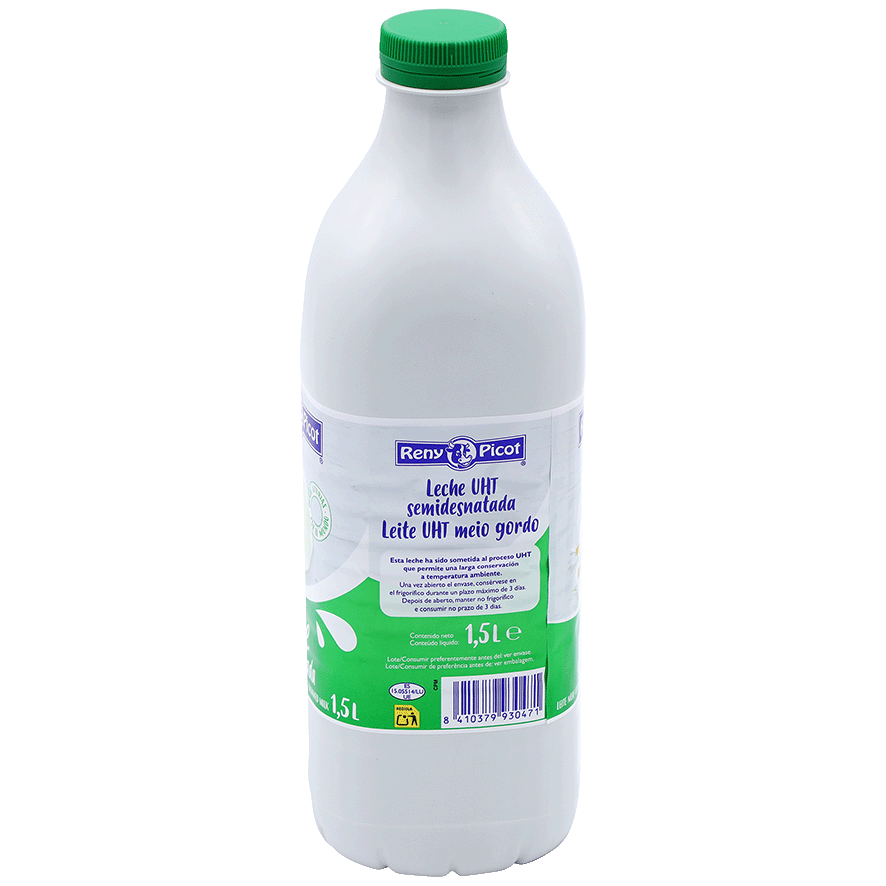 LECHE SEMIDESNATADA 1,5 LITROS
