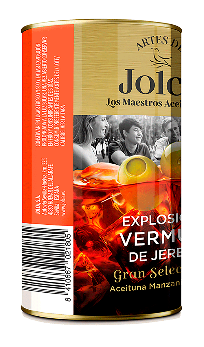 ACEITUNAS RELLENAS EXPLOSION VERMUT 150 G.
