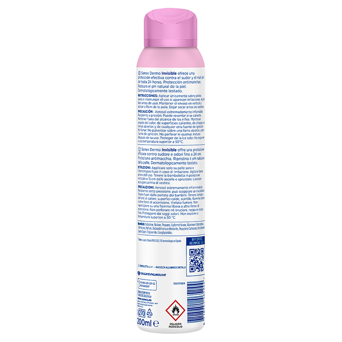 DESODORANTE DERMO INVISIBLE 200 ML.