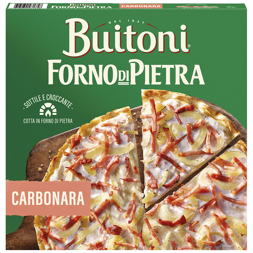 PIZZA FORNO DI PIETRA CARBONARA 300 G.