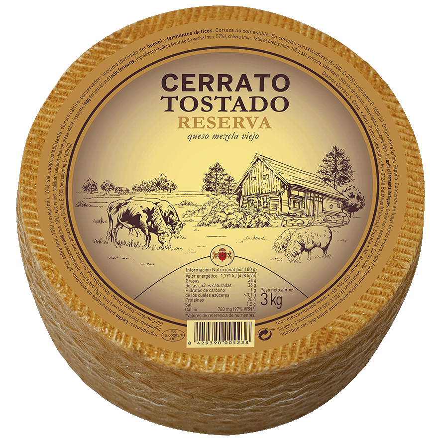QUESO TOSTADO RESERVA MEZCLA VIEJO EL KILO