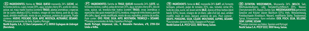 PIZZA FORNO DI PIETRA CAPRESE 350 G.